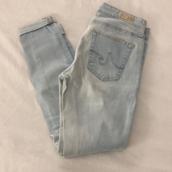 AG JEANS - light wash, 360 contour, low rise, size 26R - Picture 1 of 3